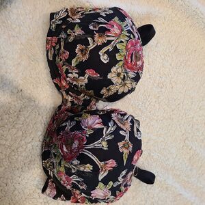 victoria secret lightly lined dream angels 32DDD floral bra